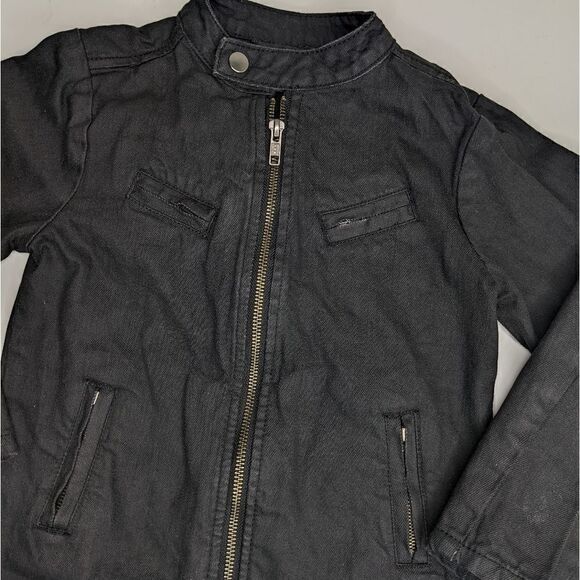 Art Class Black Zip Moto Jacket size XS - Picture 3 of 8